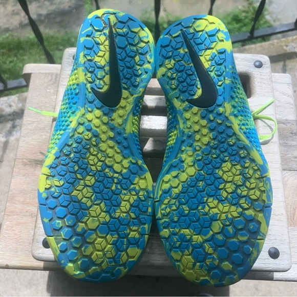 Women's Nike Metcon 2 Amp Blue/Volt 843972-400 Training Athletic Shoes Sz 9M - Picture 9 of 11